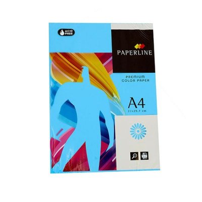 FABRISA Paq.500h papel color 80g A4 azul turquesa