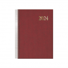 DOHE 12734 Agenda diaria 336 páginas Borgoña
