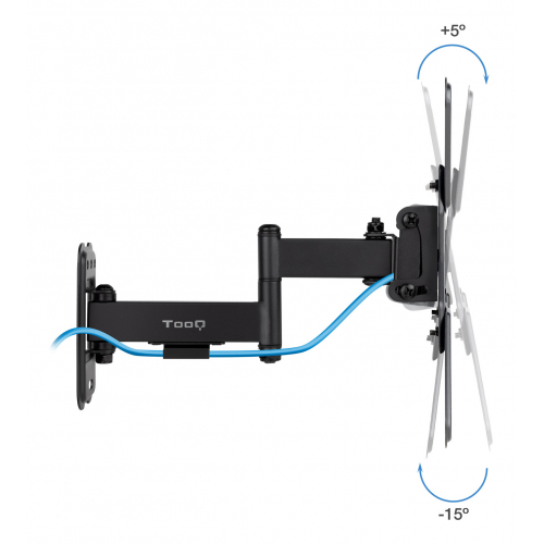 Tooq SOPORTE PARED PANTALLAS 13-43\1 GIRA/INCLI NEGRO