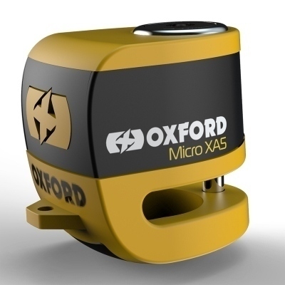 OXFORD Micro XA5 Alarm Disc Lock - Yellow & Black LK213