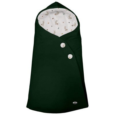 2024 Saco Capazo Capucha Venecia Verde Dydados Ecopiel Lisa Pelo Estampado