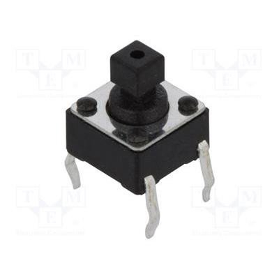 Pulsador Tacto 6x6mm altura 7mm Abierto Reposo OFF-(ON)