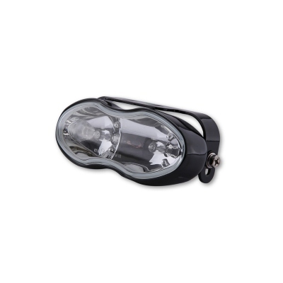 SHIN YO High beam and front fog lamp black clear glass 2x H3 55W 224-332