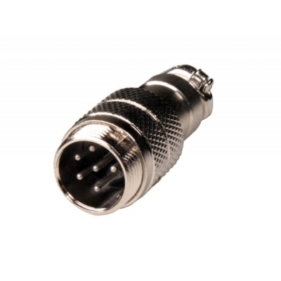 Conector Microfono Macho Aereo 6 contactos Prolongador