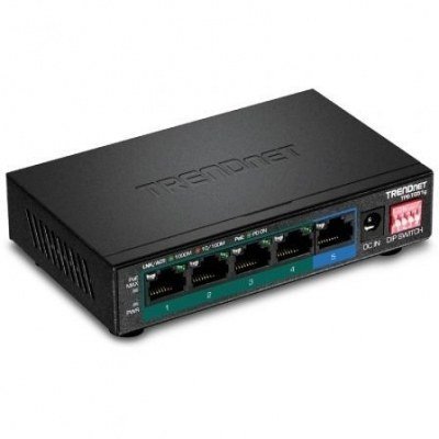 Switch TRENDnet TPE-TG51G 5 Puertos/ RJ-45 Gigabit 10/100/1000 PoE