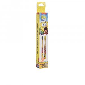 BOB ESPONJA CEPILLO DE DIENTES BAMBÚ LOTE 2 pz