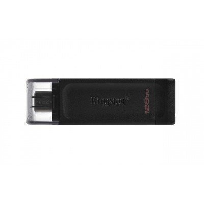 Kingston Technology DataTraveler 70 unidad flash USB 128 GB USB Tipo C 3.2 Gen 1 (3.1 Gen 1) Negro