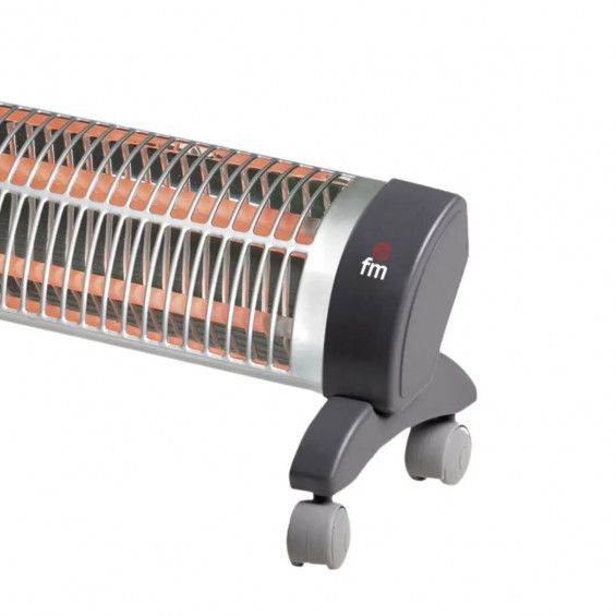 Calefactor infrarrojos FM 2302R, 1200W, pie, con ruedas - imagen 2