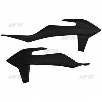 Plásticos laterales de radiador UFO negro KTM SX/SX-F KT04092#001