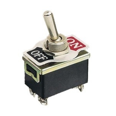 Interruptor Palanca OFF-ON Bipolar 10A/250Vac