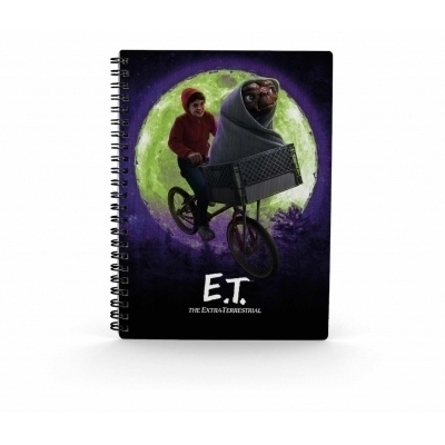 Libreta efecto 3d bici elliot e.t.