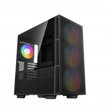 GABINETE DEEPCOOL CH560 NEGRO E-ATX 4 VENTILADORES ARGB USB-C