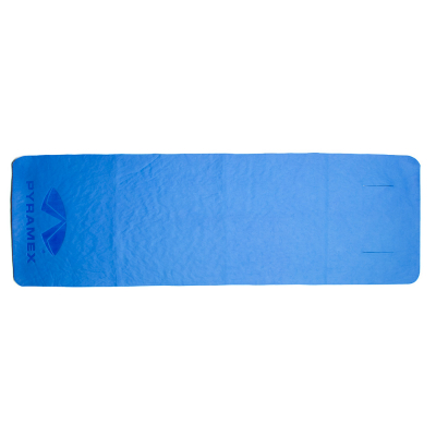 Toalla reutilizable refrescante envolvente, azul, 66 x 21,6 cm