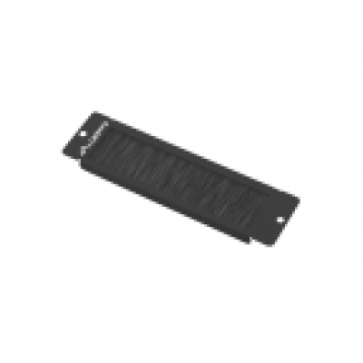 PANEL CEPILLO PASACABLES LANBERG PARA RACK 10 NEGRO