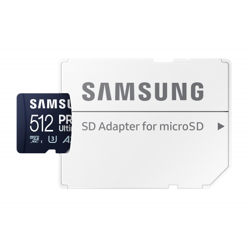 SD CARD 512GB Samsung PRO Ultimate microSDXC UHS-I + Adaptador
