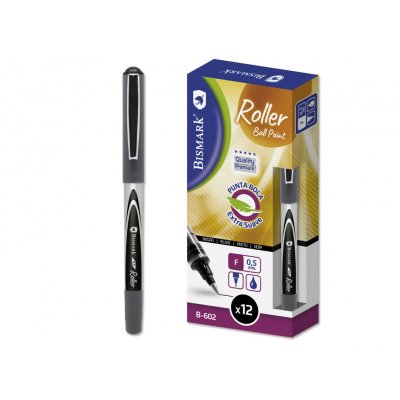 326153 bolígrafo de punta redonda Bolígrafo cilíndrico Negro 12 pieza(s)