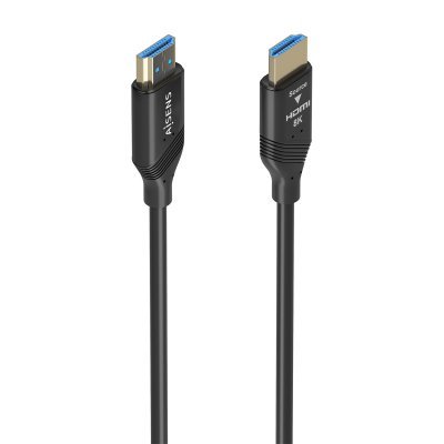 AISENS - CABLE HDMI V2.1 AOC ULTRA ALTA VELOCIDAD / HEC 8K@60HZ 4K@120HZ 4:4:4 48GBPS, A/M-A/M, NEGRO, 10M