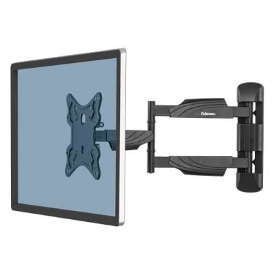Fellowes Soporte de Pared para TV - Brazo Articulado - De 23 a 55 - Hasta 35kg - Sistema de Gestion de Cables Integrado - Color Negro