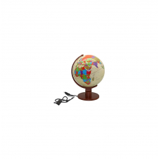 Poessa Globo Terraqueo 25cm Marco Polo con luz interior