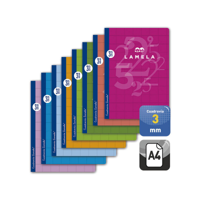 LMA LIBRETA CUADROV. A4 50H. 3MM 06A4003