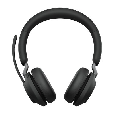 Jabra - Evolve2 65, MS Stereo Auriculares Inalámbrico Diadema Oficina/Centro de llamadas USB Tipo C Bluetooth Negro