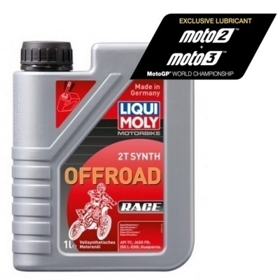 Botella de 1L aceite Liqui Moly 100% sintético 2T Off road 3063