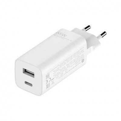 CARGADOR USB XIAOMI MI 65W GAN 1XUSB(A) 1XTIPO-C