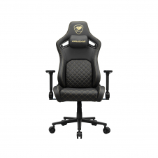 COUGAR Gaming CGR-DFL-GLB Silla para videojuegos de PC Asiento acolchado tapizado Negro, Oro