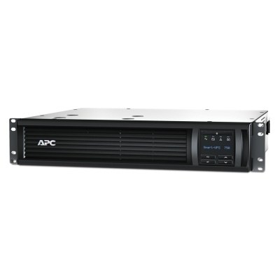 APC Smart-UPS 750VA LCD RM - UPS (montaje en bastidor) - CA 230 V - 500 vatios - 750 VA - Ethernet, RS-232, USB - conectores de salida: 4 - 2U - negro - para P/N: AR3103SP, AR3106SP, AR4024SP, AR4024S