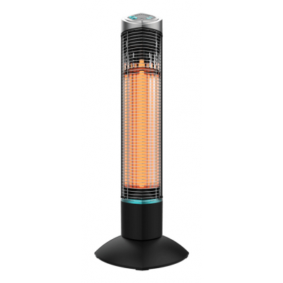 ReadyWarm 1000 Power Tower Exterior Negro 1000 W Calefactor eléctrico halógeno