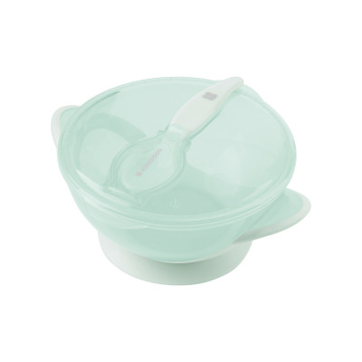 Cuenco con cuchara Feedy Menta