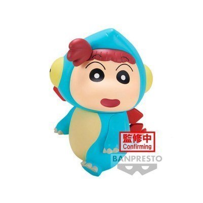 Figura banpresto: shin chan crayon dino stegosaurus nene chan