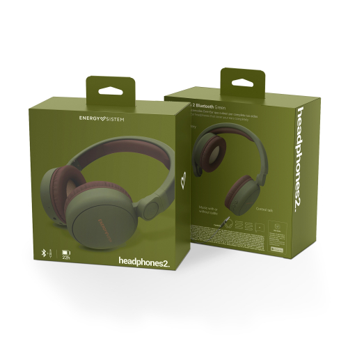 Energy Sistem Headphones 2 Bluetooth Green