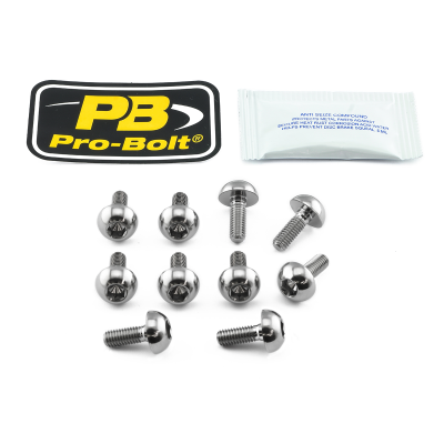 Kit de tornillos de fijación disco de freno PRO BOLT TI10DISCHONFR