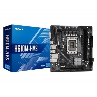 Placa base asrock 1700 h610m - hvs m - atx - 2x ddr4 - 4x sata3 - 2x usb 3.2 - 4x usb 2.0 90 - mxbht0 - a0uayz