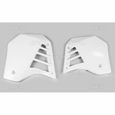 Plásticos laterales de radiador UFO blanco Yamaha YZ125 YA02803#046