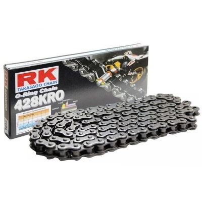 Cadena RK 428KRO con 134 eslabones negro 428KRO-134