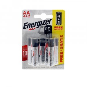 ENERGIZER MAX POWER LR06 AA pilas pack x 6 u