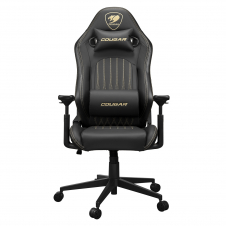 COUGAR Gaming CGR-EXP-ROB Silla para videojuegos de PC Asiento acolchado tapizado Negro, Oro