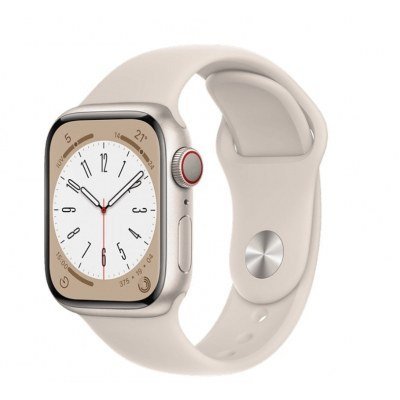 Reloj reacondicionado apple watch series 8 gps 41mm starlight 4np63b - a