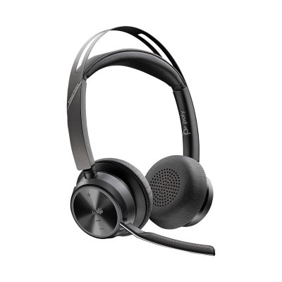 Auriculares Voyager Focus 2 USB-C-C con certificación Microsoft Teams + adaptador USB-C/A