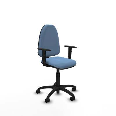 Aýna CP bali azul cielo brazos 1D base poliamida ruedas nailon 50mm