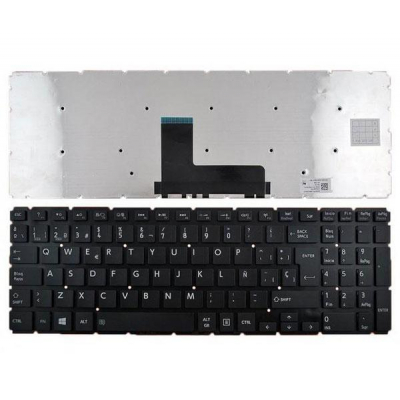 Teclado compatible para portátil TOSHIBA Satellite L50-b / S50-b / negro / sin marco