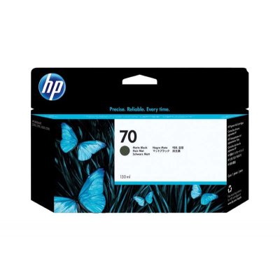 HP 70 original Ink cartridge C9448A matte black standard capacity 130ml 1-pack with Vivera Ink cartridge