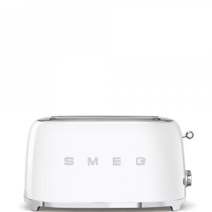 Tostador Smeg TSF02WHEU, 2 ranuras, 4T, blanco