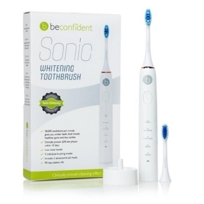 Beconfident Sonic Cepillo De Dientes Eléctrico Blanqueador Blanco-Oro Rosa
