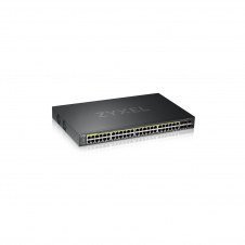 Zyxel GS2220-50HP-EU0101F switch Gestionado L2 Gigabit Ethernet (10/100/1000) Energ?a sobre Ethernet (PoE) Negro