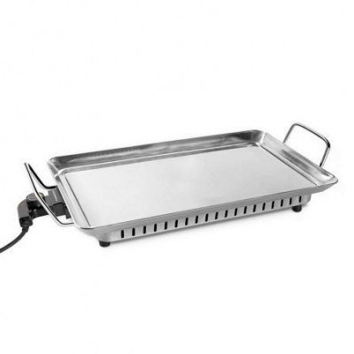 PLANCHA PARA ASAR MONDIAL TC-04I 4COOK INOX CHEF - 1600W - 51.5*31.5CM - SUPERFICIE ACERO INOXIDABLE - TERMOSTATO ALTA PRECISIÓN