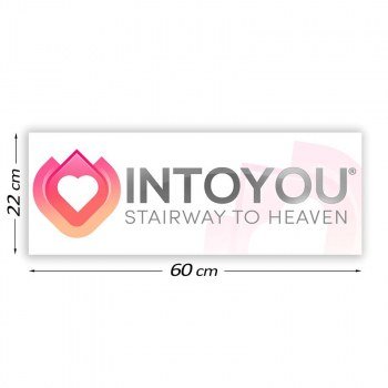 Cartel Promocional Intoyou 60 cm x 22 cm