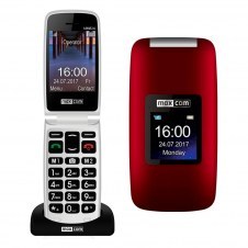 Telefono movil maxcom mm824 red white - 2.4pulgadas - 2g